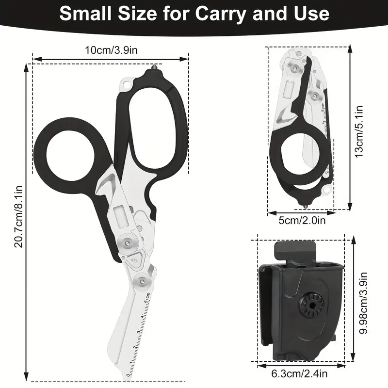 נרתיק פלסטיק מספריים רב תכליתייים